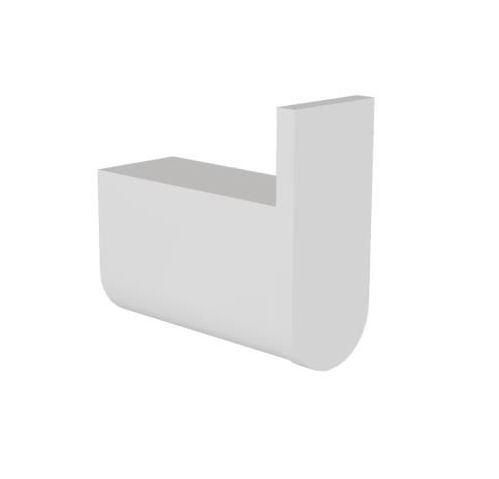 Крючок Knotlor Bliss RH102WY белый матовый