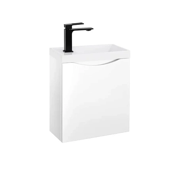 Тумба с раковиной Art&Max Liberty 40 Bianco Lucido L