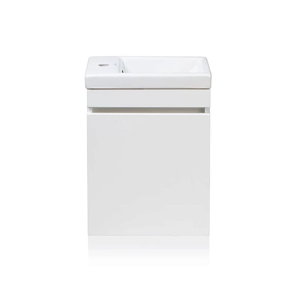 Тумба с раковиной Style Line Compact 40 подвесная белая