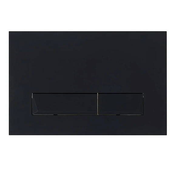 Кнопка смыва BelBagno Marmi BB012-MR-NERO.M черная матовая