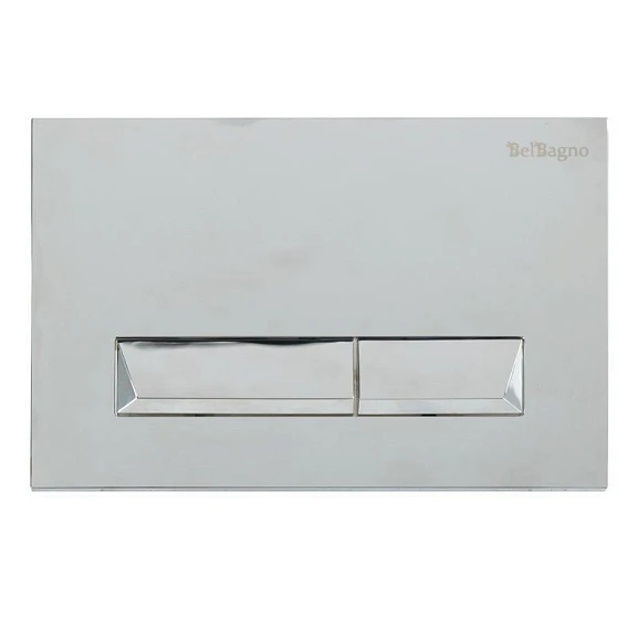 Кнопка смыва BelBagno Marmi BB010-MR-CHROME хром глянец