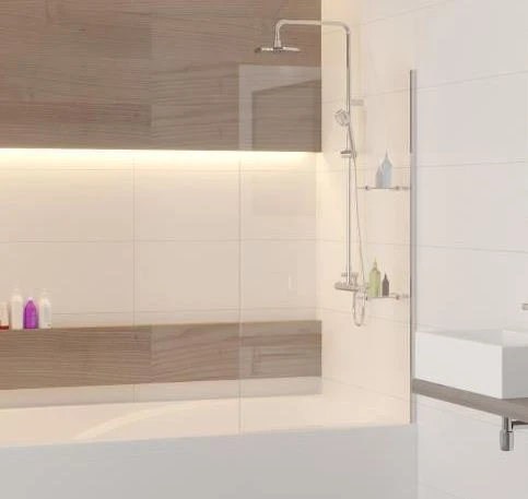 Шторка на ванну RGW Screens SC-53 80*150 с полочками