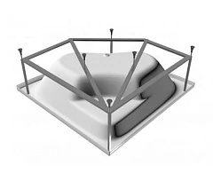 Каркас Vayer Boomerang 150х150 (приобретается в комплекте с ванной) Каркас Vayer Boomerang 150х150 (приобретается в комплекте с ванной)