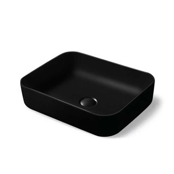 Накладная раковина Vincea VBS-105MB 50*39 черная матовая