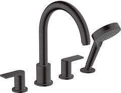 Внешняя часть для смесителя Hansgrohe Vernis Blend 71456670 на 4 отверстия черная матовая Внешняя часть для смесителя Hansgrohe Vernis Blend 71456670 на 4 отверстия черная матовая