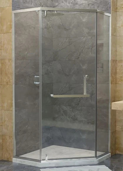 Душевой уголок RGW Hotel 100*100*195 пятиугольный профиль хром без поддона