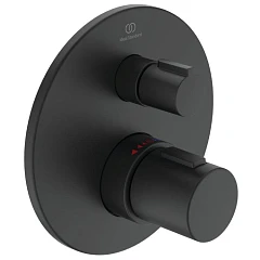 Внешняя часть для термостата Ideal Standard Ceratherm T100 A5813XG черная матовая Внешняя часть для термостата Ideal Standard Ceratherm T100 A5813XG черная матовая