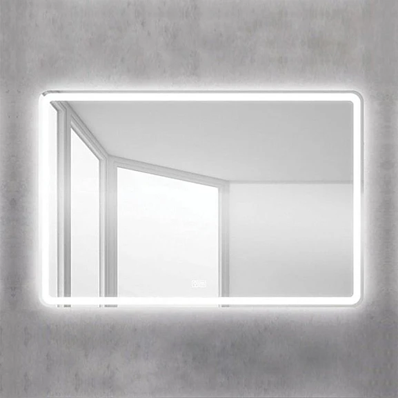 Зеркало BelBagno SPC-MAR-1200-800-LED-TCH-WARM 120*80 с Led-подсветкой сенсорный выключатель подогрев