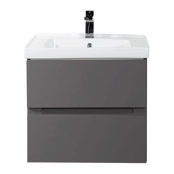 Тумба с раковиной Art&Max Техно/Techno 60 смоки софт