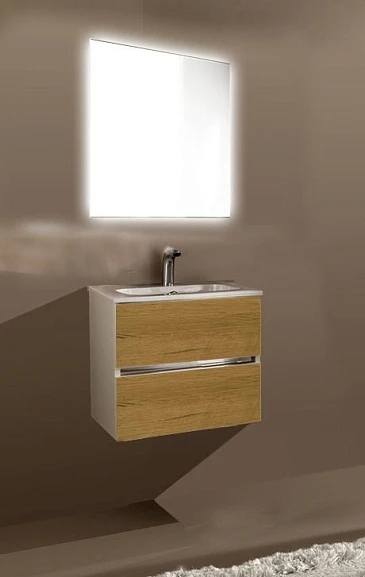 Комплект мебели SanVit Кубэ-2 70 белый глянец/на выбор