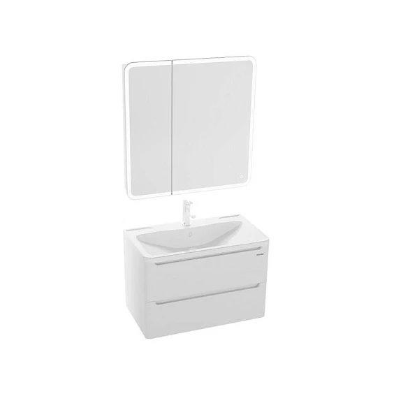 Комплект мебели Grossman Адель 80 белый глянец подвесной