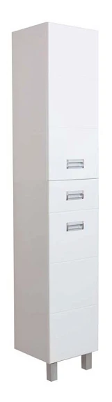 Пенал Onika Балтика 32 белый глянец L/R фурнитура хром