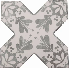 Керамогранит Cevica Becolors 13,25*13,25 Cross Decoro Stencil Grey Керамогранит Cevica Becolors 13,25*13,25 Cross Decoro Stencil Grey