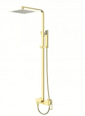 Душевая стойка BelBagno Luce LUC-VSCM-ORO золото с изливом Душевая стойка BelBagno Luce LUC-VSCM-ORO золото с изливом