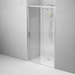 Душевая дверь в нишу AM.PM Gem Solo 110*195 стекло матовое профиль матовый хром без поддона Душевая дверь в нишу AM.PM Gem Solo 110*195 стекло матовое профиль матовый хром без поддона