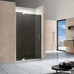 Душевая дверь в нишу Vincea Extra VDP 80/90*200 стекло тонированное без поддона Душевая дверь в нишу Vincea Extra VDP 80/90*200 стекло тонированное без поддона