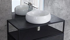 Столешница BelBagno Stile Moderno Cadro 80*46 Nero Magma Столешница BelBagno Stile Moderno Cadro 80*46 Nero Magma