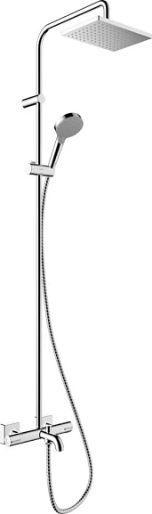 Душевая стойка Hansgrohe Vernis Shape Showerpipe 26284000 с изливом и термостатом хром