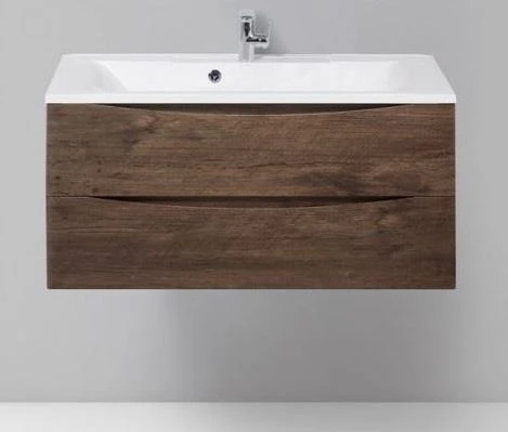 Тумба с раковиной BelBagno Marino-H60 100 Rovere Moro