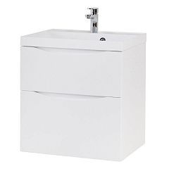 Тумба с раковиной BelBagno Marino-H60 60 Bianco Lucido