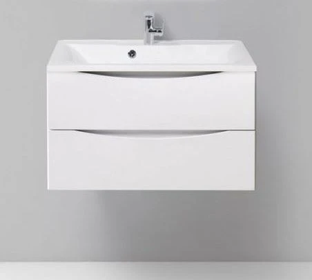 Тумба с раковиной BelBagno Marino-H60 80 Bianco Lucido (с раковиной BB800/450-LV-MR-PR)