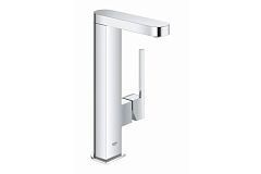 Смеситель Grohe Plus 23844003 для раковины с выдвижным изливом и донным клапаном клик-клак хром