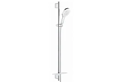 Душевая стойка Grohe Rainshower Smartactive 26578LS0 90см лейка 13см 3 режима хром/белый Душевая стойка Grohe Rainshower Smartactive 26578LS0 90см лейка 13см 3 режима хром/белый