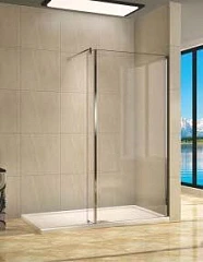 Душевая перегородка WeltWasser WW400 Walk-in 90G+30G 90*30*185 L/R с опорным профилем без поддона Душевая перегородка WeltWasser WW400 Walk-in 90G+30G 90*30*185 L/R с опорным профилем без поддона