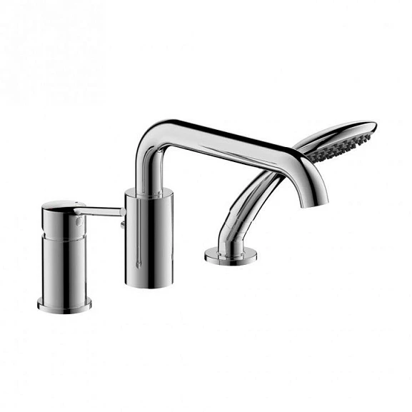 Смеситель Bravat на борт ванны Angel F5172217CP-1-RUS на 3 отверстия