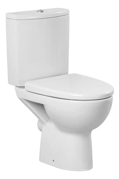 Унитаз-компакт Cersanit Parva Clean On 36*61,5 безободковый с крышкой-сиденьем микролифт