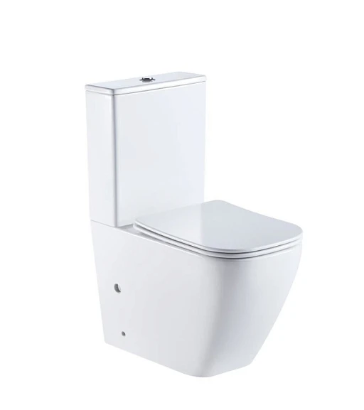 Унитаз-компакт Ceruttispa MiMi 38*62 безободковый с крышкой-сиденьем микролифт Slim