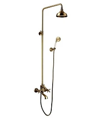 Душевая стойка Lemark Vintage LM2862B с изливом бронза Душевая стойка Lemark Vintage LM2862B с изливом бронза