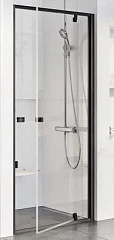 Душевая дверь в нишу Ravak Pivot PDOP1-90 90*190 профиль черный, стекло Transparent без поддона Душевая дверь в нишу Ravak Pivot PDOP1-90 90*190 профиль черный, стекло Transparent без поддона