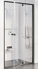 Душевая дверь в нишу Ravak Pivot PDOP2-110 110*190 профиль черный, стекло Transparent без поддона Душевая дверь в нишу Ravak Pivot PDOP2-110 110*190 профиль черный, стекло Transparent без поддона