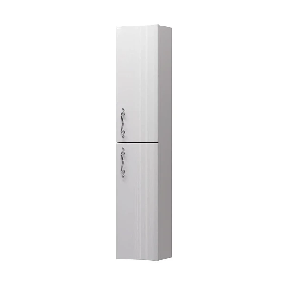 Пенал Aima Amethyst 30П 2д white R вогнутый