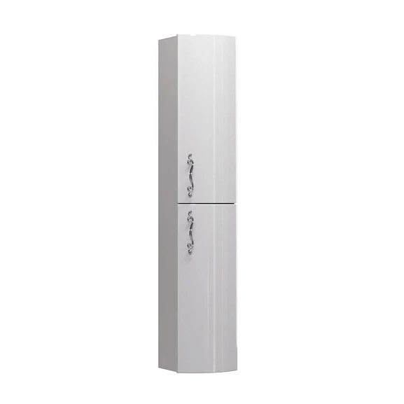 Пенал Aima Amethyst 30П 2д white R выпуклый