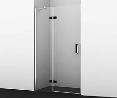 Душевая дверь в нишу WasserKRAFT Aller 10H05LBLACK MATT 120*200 L без поддона Душевая дверь в нишу WasserKRAFT Aller 10H05LBLACK MATT 120*200 L без поддона