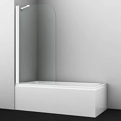 Шторка на ванну WasserKRAFT Leine 35P01-80WHITE Fixed 80*140 L/R Шторка на ванну WasserKRAFT Leine 35P01-80WHITE Fixed 80*140 L/R