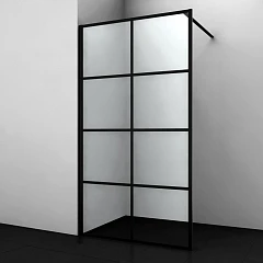 Душевая перегородка WasserKRAFT Glan Walk-in 66W44 100*200 L/R без поддона Душевая перегородка WasserKRAFT Glan Walk-in 66W44 100*200 L/R без поддона
