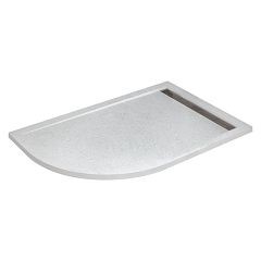 Душевой поддон Cezares TRAY-AS-RH 120*80*3 белый матовый R