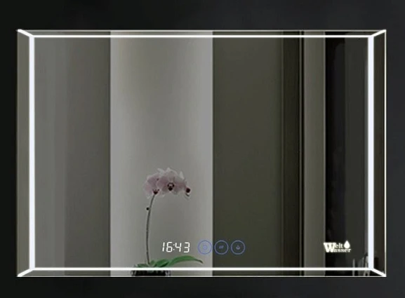 Зеркало WeltWasser Lanzo 8060-4B 80*60 Bluetooth, динамики, часы инфракрасный выключатель