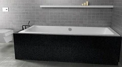 Встраиваемая акриловая ванна Riho Lugo Velvet 180х80 белая матовая (комплект) Встраиваемая акриловая ванна Riho Lugo Velvet 180х80 белая матовая (комплект)