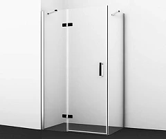 Душевой уголок WasserKRAFT Aller 10H06L BLACK 120*80*200 L без поддона Душевой уголок WasserKRAFT Aller 10H06L BLACK 120*80*200 L без поддона