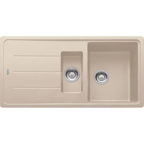 Кухонная мойка Franke Basis 97*50 гранитная крошка бежевая полуторная с крылом