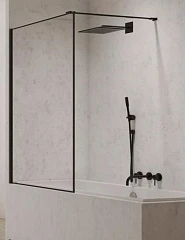 Душевая шторка на ванну New Trendy New Modus Black EXK-0293-WP 80*150 L/R Душевая шторка на ванну New Trendy New Modus Black EXK-0293-WP 80*150 L/R