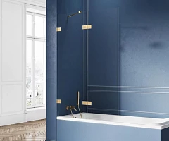 Душевая шторка на ванну New Trendy Avexa Gold Brushed EXK-2012 110*150 L Душевая шторка на ванну New Trendy Avexa Gold Brushed EXK-2012 110*150 L