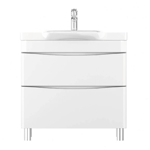 Тумба под раковину AM.PM Like 80 белый глянец напольная