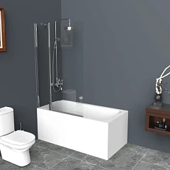 Душевая шторка на ванну BelBagno UNO-V-11-80/150-C-Cr 80*150 L/R Душевая шторка на ванну BelBagno UNO-V-11-80/150-C-Cr 80*150 L/R