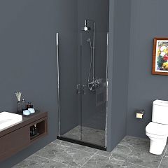 Душевая дверь в нишу BelBagno UNO-B-2-90-C-Cr 90*190 без поддона