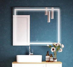 Зеркало Corozo Барго 80*60 с led-подсветкой, сенсорным выключателем и диммером Зеркало Corozo Барго 80*60 с led-подсветкой, сенсорным выключателем и диммером